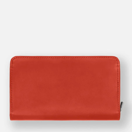 Ateliers Fourès Calista Perséphone Grand Portefeuille H68 Orange dos