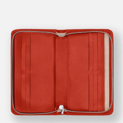 Ateliers Fourès Calista Perséphone Large Wallet H68 Orange