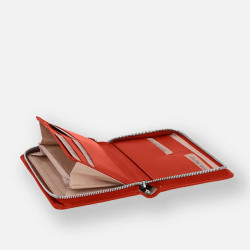Ateliers Fourès Calista Perséphone Large Wallet H68 Orange