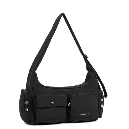 Lancaster Basic Pocket Shoulder Bag 510-92 Black