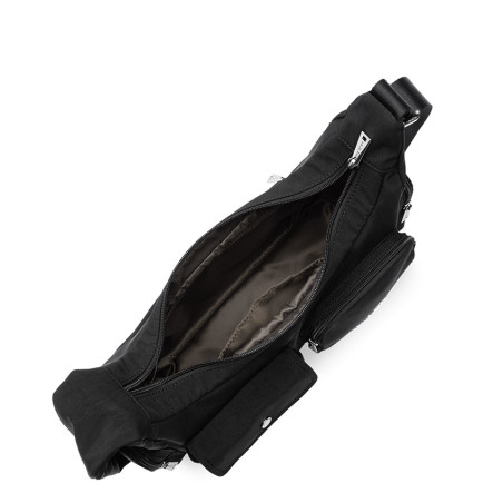 Lancaster Basic Pocket Shoulder Bag 510-92 Black