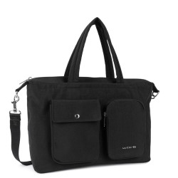 Lancaster Basic Pocket Tote Bag 510-93 Black