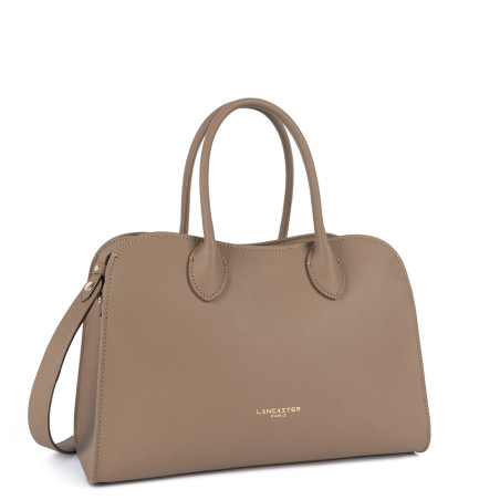 Lancaster Donna Hopper Handbag in Smooth Calfskin 531-121 Praline