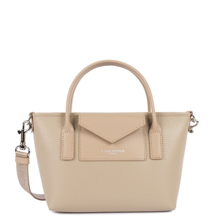 Lancaster Maya Double Kba Handbag 517-101 Dark Beige