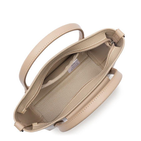 Lancaster Maya Double Kba Handbag 517-101 Dark Beige