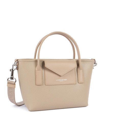 Lancaster Maya Double Kba Handbag 517-101 Dark Beige