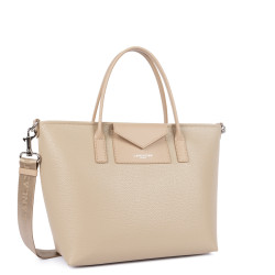 Lancaster Maya Double Kba Shopping Bag 517-102 Dark Beige