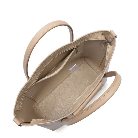 Lancaster Maya Double Kba Shopping Bag 517-102 Dark Beige