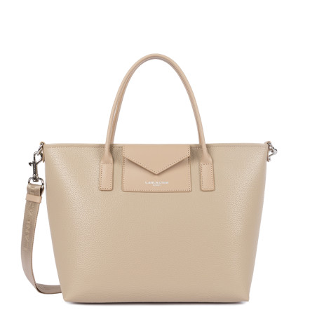 Lancaster Maya Double Kba Shopping Bag 517-102 Dark Beige