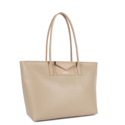 Lancaster Maya Double Kba Shopping Bag 517-103 Dark Beige