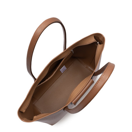 Lancaster Maya Double Kba Sac Shopping 517-103 Moka ouvert