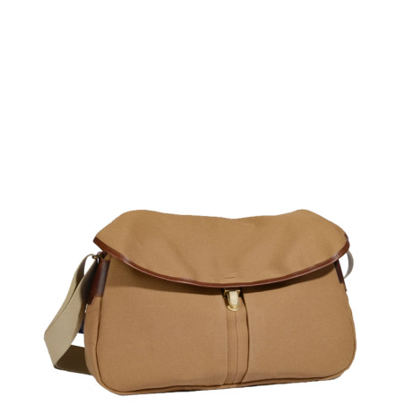 Bleu De Chauffe Léon Cotton Canvas Sling Bag