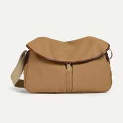 Bleu De Chauffe Léon Cotton Canvas Sling Bag