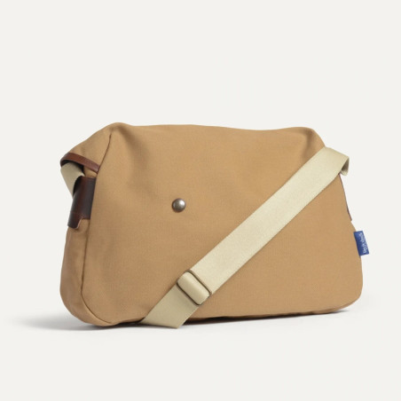 Bleu De Chauffe Léon Cotton Canvas Sling Bag