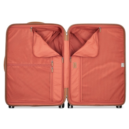 Delsey Chatelet Air 2.0 Valise 4 Doubles Roues 66 Cm Angora ouvert