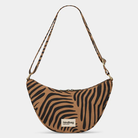 Hindbag Banana Bag Andrea Organic Cotton Zebra Cinnamon