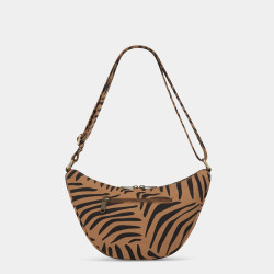 Hindbag Banana Bag Andrea Organic Cotton Zebra Cinnamon