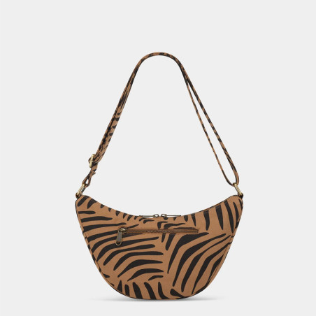 Hindbag Banana Bag Andrea Organic Cotton Zebra Cinnamon
