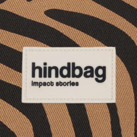 Hindbag Banana Bag Andrea Organic Cotton Zebra Cinnamon