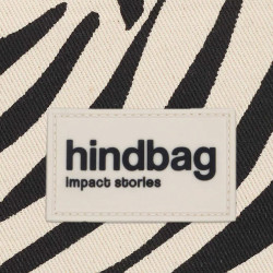 Hindbag Claude Grand Sac Cabas En Coton Bio Léopard Ecru près