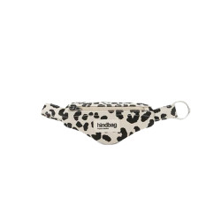 Hindbag Côme Keychain Banana Bag Ecru Leopard