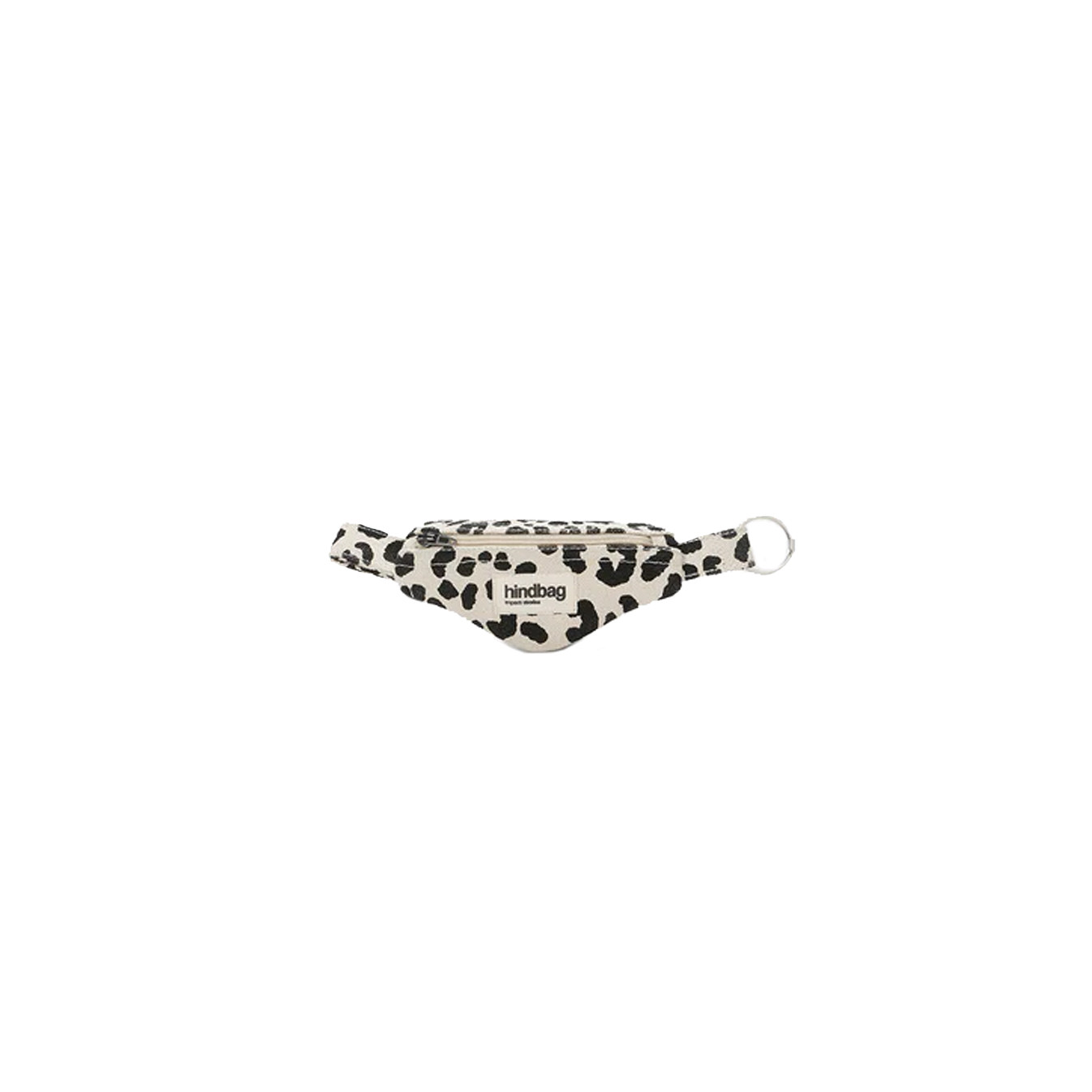 Hindbag Côme Keychain Banana Bag Ecru Leopard