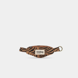 Hindbag Côme Keychain Banana Bag Cinnamon Zebra