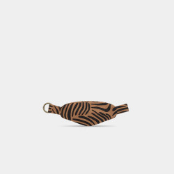 Hindbag Côme Keychain Banana Bag Cinnamon Zebra