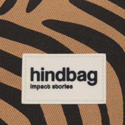 Hindbag Côme Keychain Banana Bag Cinnamon Zebra