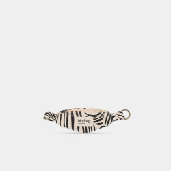 Hindbag Côme Keychain Banana Bag Ecru Zebra