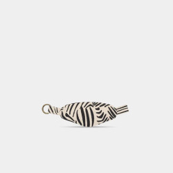 Hindbag Côme Keychain Banana Bag Ecru Zebra