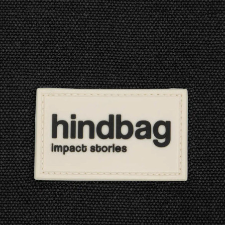Hindbag Emile Multipocket Organic Cotton Drawstring Bag Black