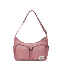 Hindbag Emile Multipocket Organic Cotton Backpack Blush Pink