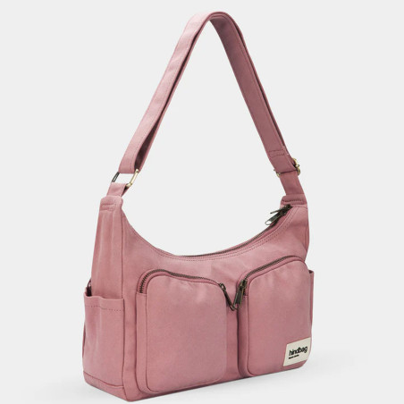 Hindbag Emile Multipocket Organic Cotton Backpack Blush Pink