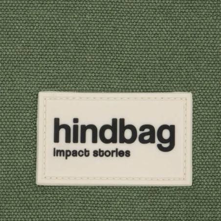 Hindbag Emile Multipocket Organic Cotton Drawstring Bag Olive