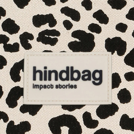 Hindbag Lili Small Coin Purse Leopard Cream
