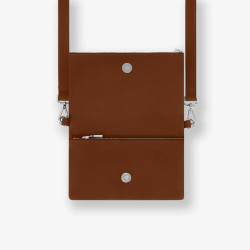 Ateliers Fourès Mycene Mini Pouch with Flap in Fawn Leather