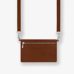 Ateliers Fourès Mycene Mini Pouch with Flap in Fawn Leather