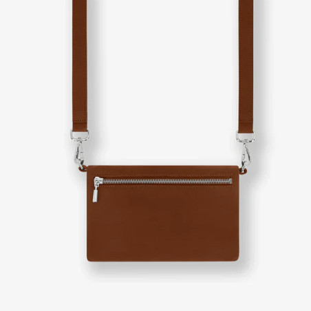 Ateliers Fourès Mycene Mini Pouch with Flap in Fawn Leather