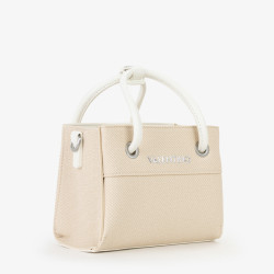 Valentino Alexia Summer Handbag Canvas Effect Nat/Off White