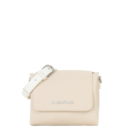 Valentino Alexia Summer Crossbody Canvas Effect Bag Nat/Off White