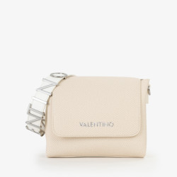 Valentino Alexia Summer Crossbody Canvas Effect Bag Nat/Off White