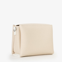 Valentino Alexia Summer Crossbody Canvas Effect Bag Nat/Off White