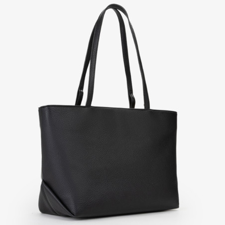 Valentino Maiam Shopping Bag with Detachable Pouch Nero