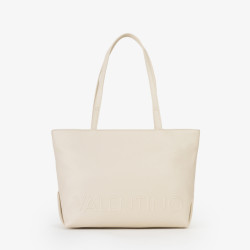 Valentino Maiam Sac Shopping Avec Pochette Amovible Beige