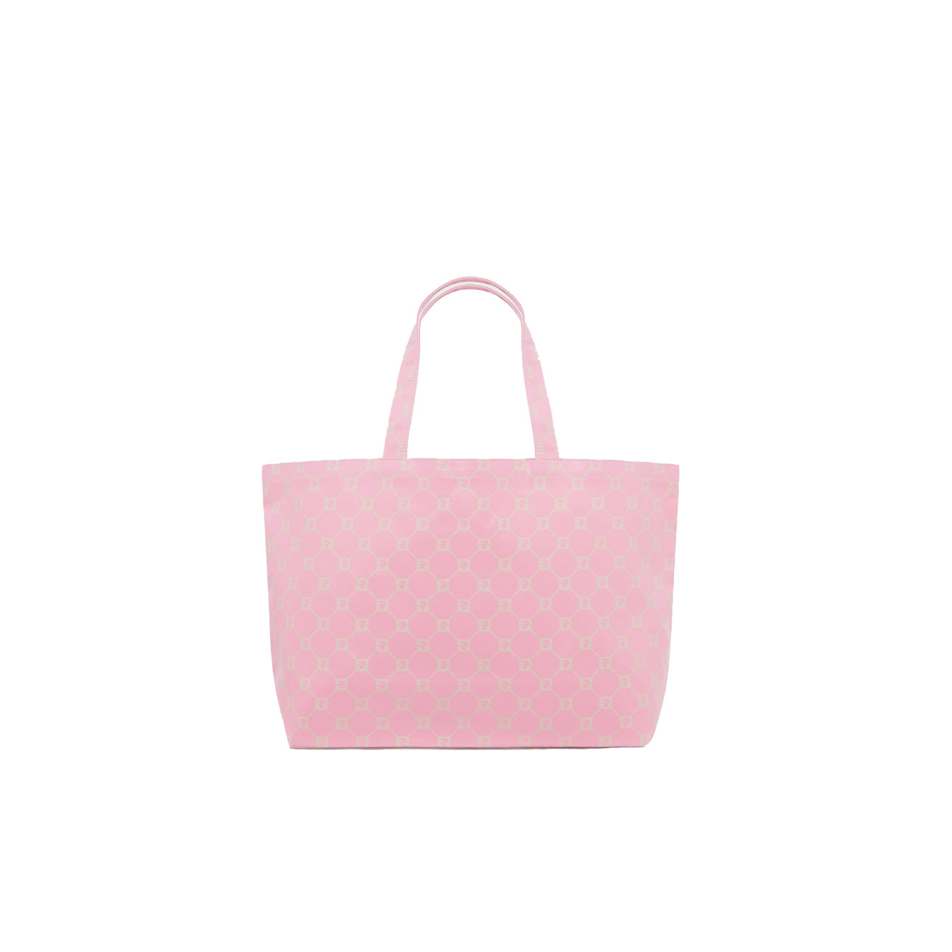 Gérard Darel Lolita Monogrammed Canvas Tote Bag Strawberry/Vanilla