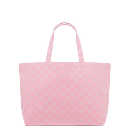 Gérard Darel Lolita Monogrammed Canvas Tote Bag Strawberry/Vanilla