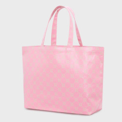 Gérard Darel Lolita Monogrammed Canvas Tote Bag Strawberry/Vanilla