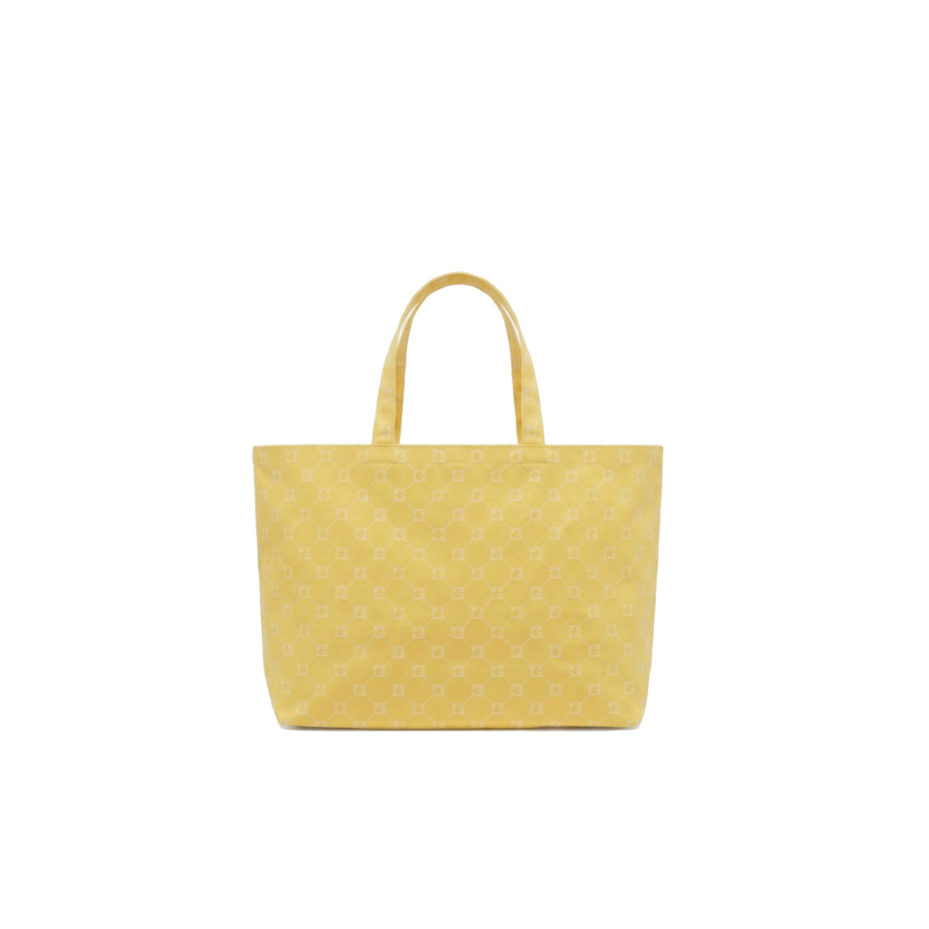 Gérard Darel Lolita Sac Cabas En Toile Monogrammée Citron/Vanille