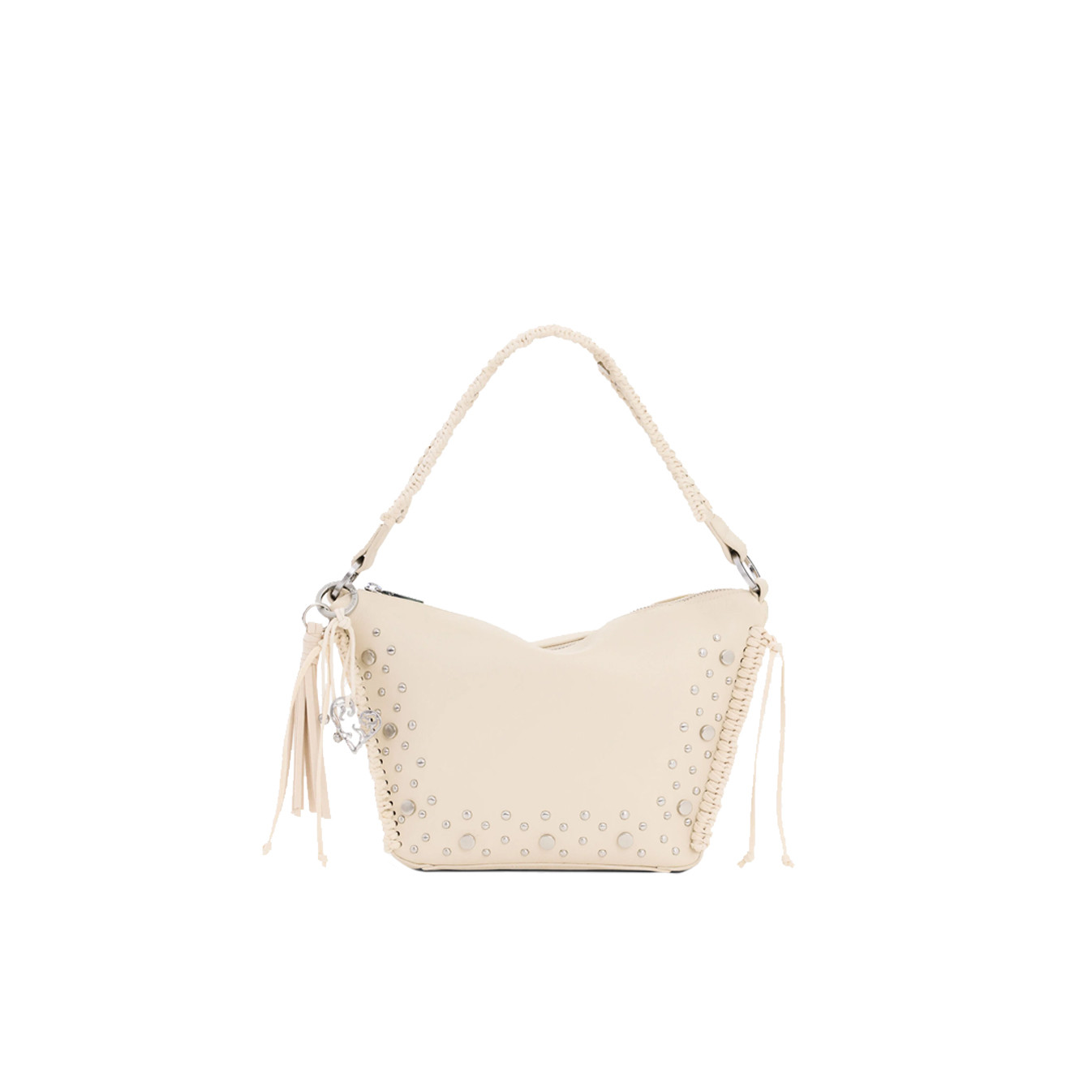 Desigual Gallium Besace Cloutée Crudo Beige